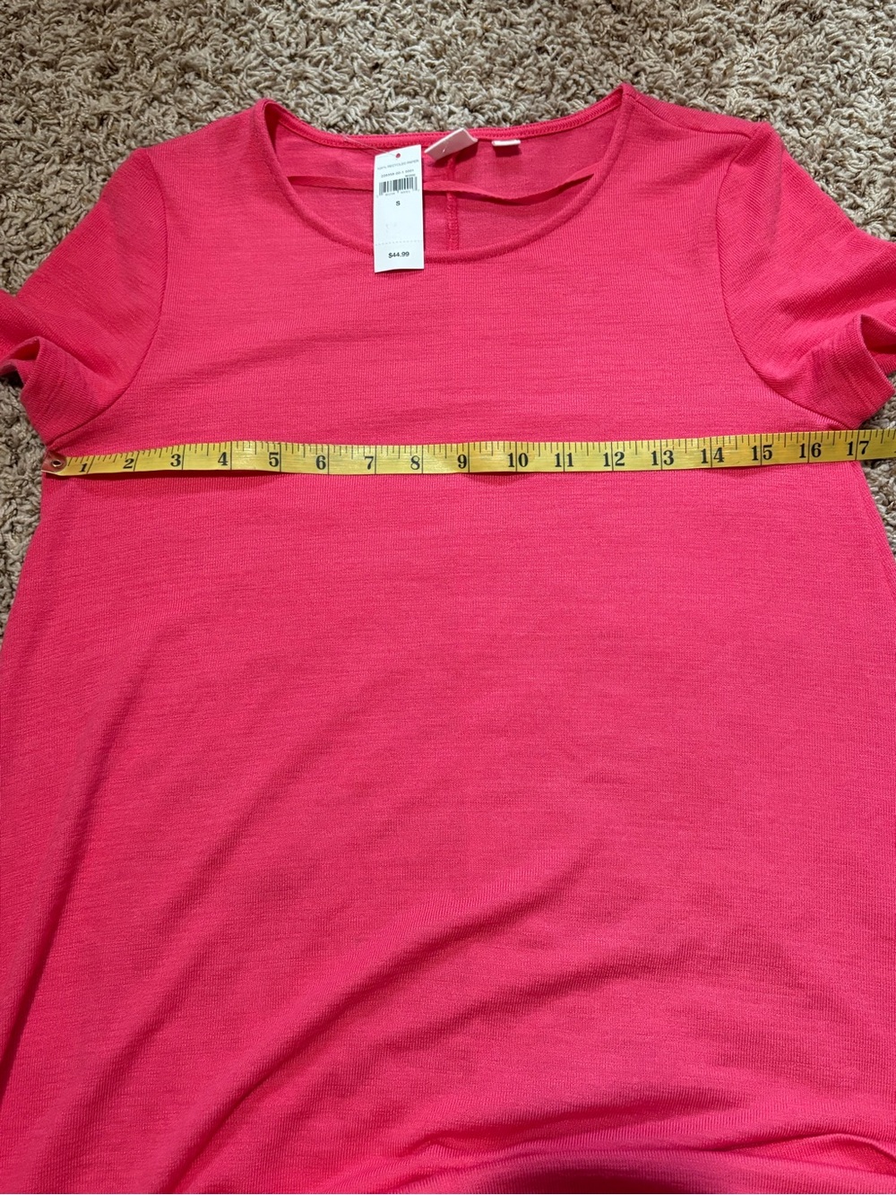 GAP Pink Short Sleeve Dress Womens size Small NWT - Picture 5 of 6